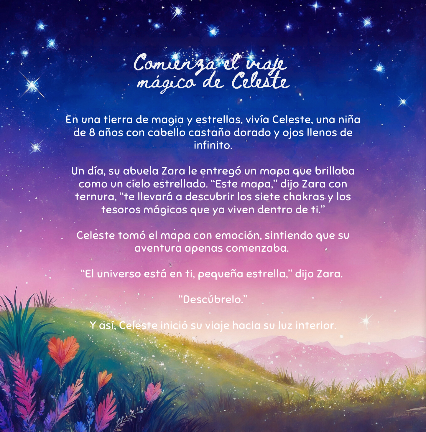 La Mágica Aventura de los Chakras de Celeste (Spanish)